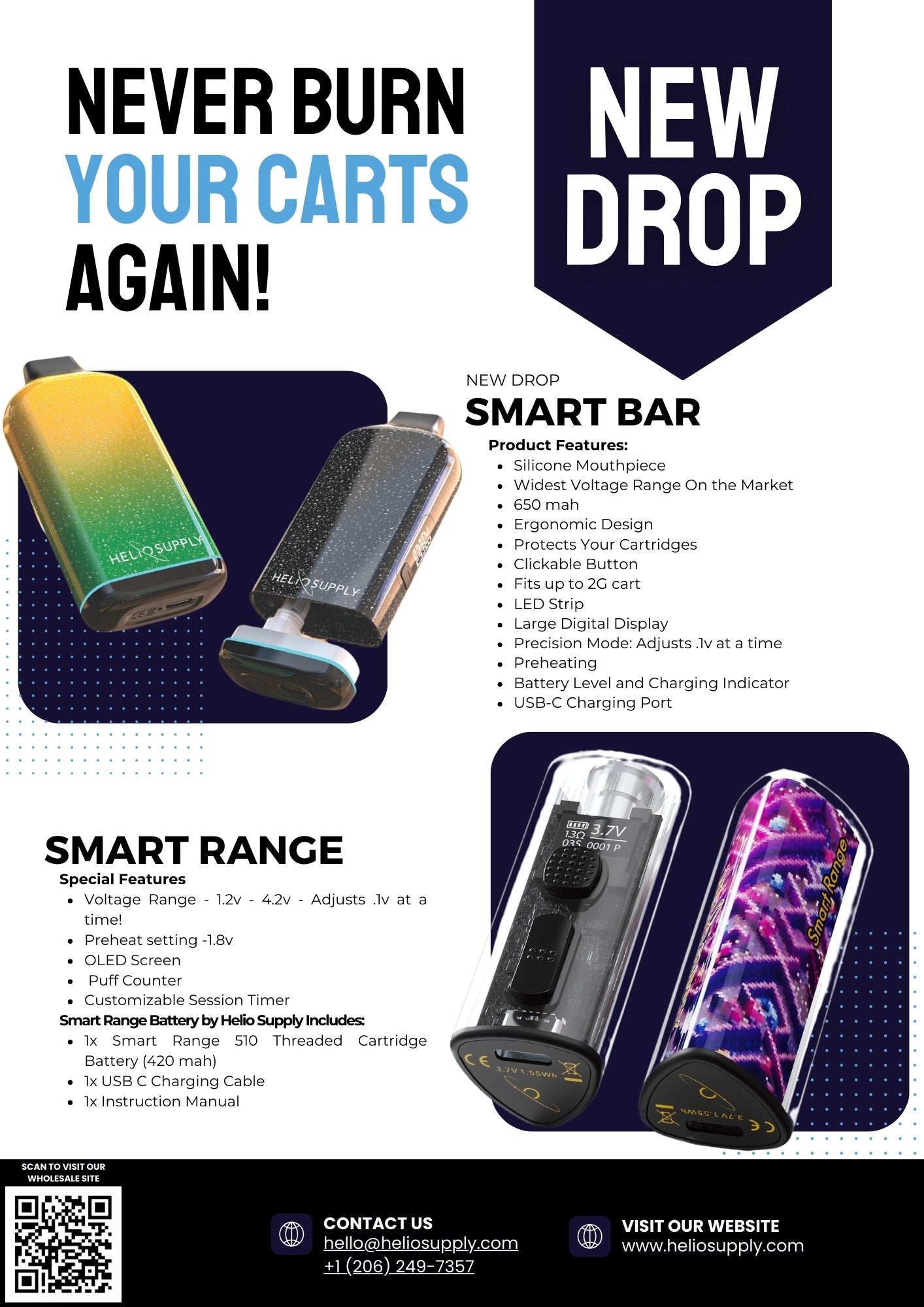 Smart Bar 510 Battery (Wholesale Box of 10)