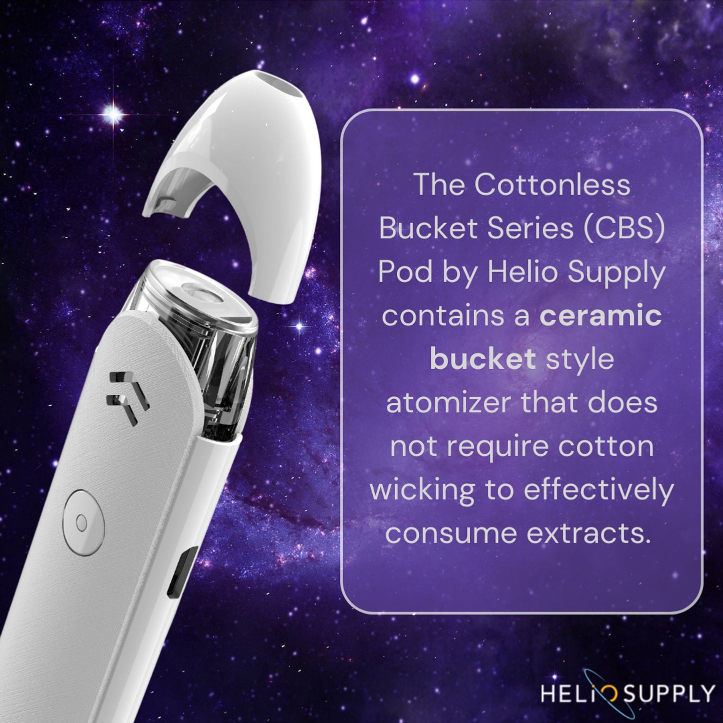 CBS Pods | Cottonless Bucket Series Disposables (Wholesale Box of 50)