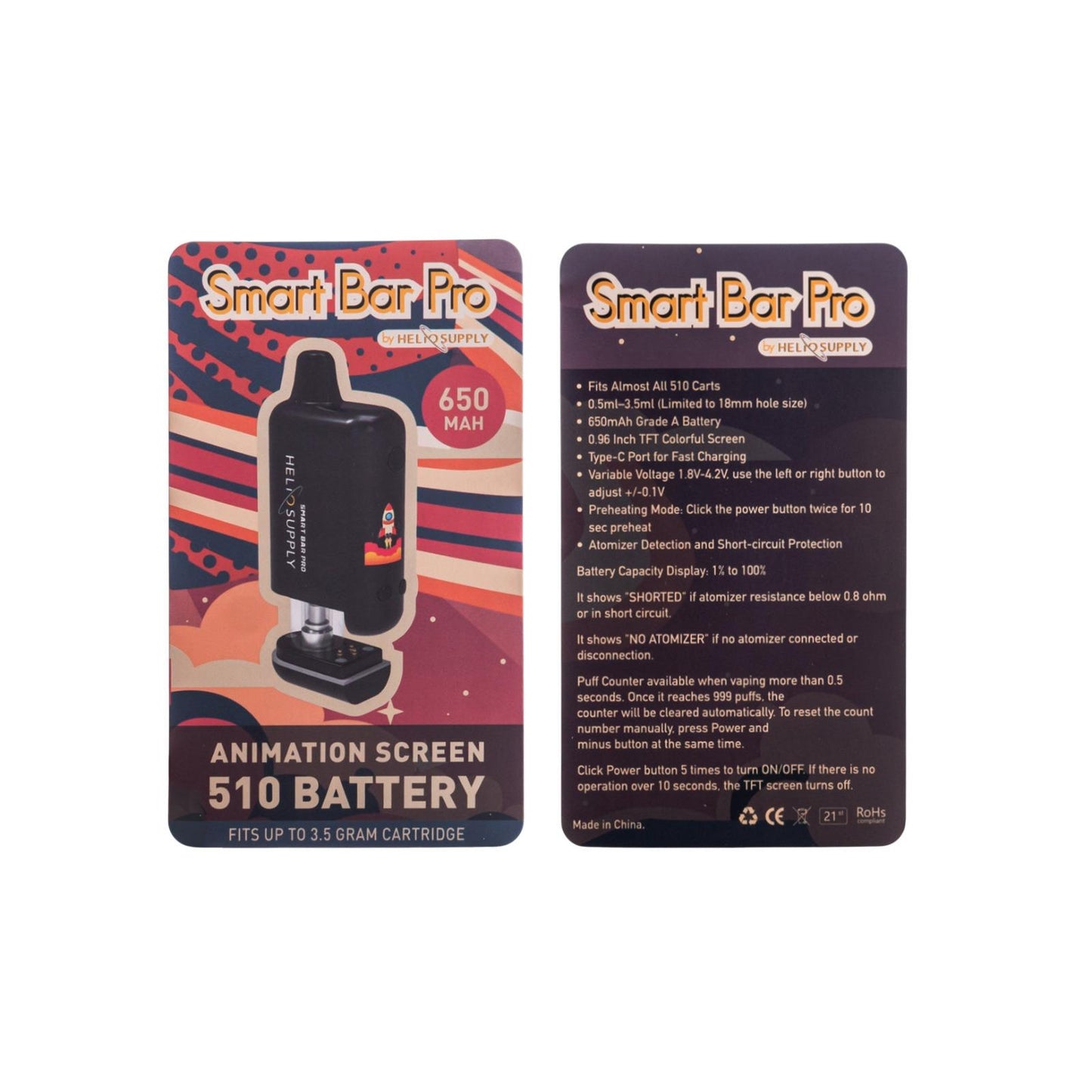 Smart Bar Pro 510 Battery (Wholesale Box of 5)